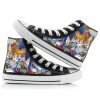 New Cartoon High top Canvas Shoes Sonic The Hedgehog Anime Peripheral High value Fashion Creative Printing - Sonic Merch Store