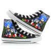 New Cartoon High top Canvas Shoes Sonic The Hedgehog Anime Peripheral High value Fashion Creative Printing 18 - Sonic Merch Store