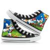 New Cartoon High top Canvas Shoes Sonic The Hedgehog Anime Peripheral High value Fashion Creative Printing 22 - Sonic Merch Store