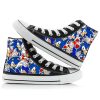 New Cartoon High top Canvas Shoes Sonic The Hedgehog Anime Peripheral High value Fashion Creative Printing 4 - Sonic Merch Store