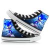 New Cartoon High top Canvas Shoes Sonic The Hedgehog Anime Peripheral High value Fashion Creative Printing 8 - Sonic Merch Store
