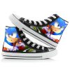 New Cartoon High top Canvas Shoes Sonic The Hedgehog Anime Peripheral High value Fashion Creative Printing 9 - Sonic Merch Store