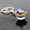 New Cartoon Key Chain Sonic The Hedgehog High value Creative Double sided Glass Ball Pendant Fashion 1 - Sonic Merch Store