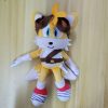 New Cartoon Plush Toy Sonic The Hedgehog Miles Prower Game Peripheral High value Creative Pilot Doll 1 - Sonic Merch Store
