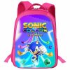 New Cartoon Printing School Bag Sonic The Hedgehog Creative Fashion Game Surrounding High value 16 inch 1 - Sonic Merch Store