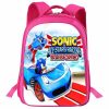 New Cartoon Printing School Bag Sonic The Hedgehog Creative Fashion Game Surrounding High value 16 inch 2 - Sonic Merch Store