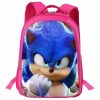 New Cartoon Printing School Bag Sonic The Hedgehog Creative Fashion Game Surrounding High value 16 inch 3 - Sonic Merch Store