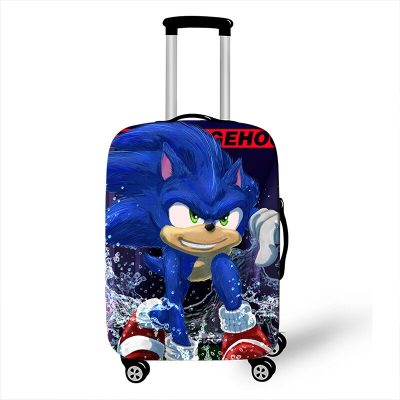 New Cartoon Protective Cover Sonic The Hedgehog Fashion Game Peripheral High value Creative Printing Waterproof Suitcase 11 - Sonic Merch Store