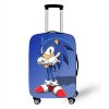 New Cartoon Protective Cover Sonic The Hedgehog Fashion Game Peripheral High value Creative Printing Waterproof Suitcase 6 - Sonic Merch Store