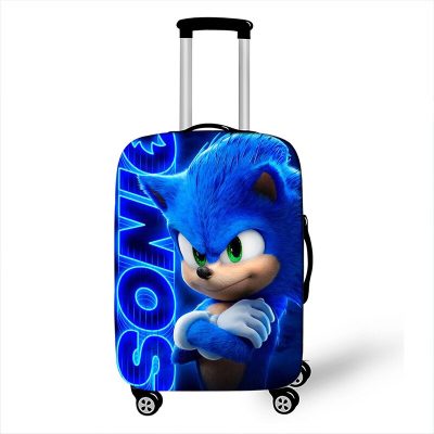 New Cartoon Protective Cover Sonic The Hedgehog Fashion Game Peripheral High value Creative Printing Waterproof Suitcase 8 - Sonic Merch Store