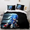 New Cartoon Quilt Cover Sonic The Hedgehog Game Surrounding Fashion Animation Printing High value Creative Home - Sonic Merch Store