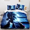 New Cartoon Quilt Cover Sonic The Hedgehog Game Surrounding Fashion Animation Printing High value Creative Home 3 - Sonic Merch Store