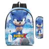 New Cartoon Schoolbag Sonic The Hedgehog High value Creative Large capacity Children s Student Backpack Pencil - Sonic Merch Store