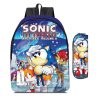 New Cartoon Schoolbag Sonic The Hedgehog High value Creative Large capacity Children s Student Backpack Pencil 2 - Sonic Merch Store