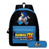 New Cartoon Sonic The Hedgehog Schoolbag High value Creative Peripheral Fashion Drawstring Pocket Student Backpack Two 1 - Sonic Merch Store