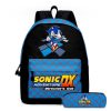 New Cartoon Sonic The Hedgehog Schoolbag High value Creative Peripheral Fashion Drawstring Pocket Student Backpack Two 4 - Sonic Merch Store