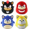 New Sonic Hedgehog Plush Doll Cartoon Tails Shadow Knuckles Jet Amy Rose Creative High value Tumbler - Sonic Merch Store
