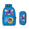New Sonic Student Schoolbag Two piece Cartoon Large Capacity High Value Casual Creative Printing Polyester Pencil 2 - Sonic Merch Store