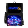 New Sonic The Hedgehog Schoolbag Fashion High value Creative Game Peripheral Student Personality Print Large capacity 1 - Sonic Merch Store