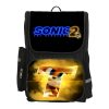 New Sonic The Hedgehog Schoolbag Fashion High value Creative Game Peripheral Student Personality Print Large capacity - Sonic Merch Store