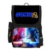 New Sonic The Hedgehog Schoolbag Fashion High value Creative Game Peripheral Student Personality Print Large capacity 4 - Sonic Merch Store