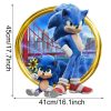 New Sonic The Hedgehog Wallpaper Anime Poster Children s Room Decoration Self adhesive Glass Door Cartoon 5 - Sonic Merch Store