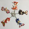 PVC Key Chain Cartoon Hedgehog Sonic Shadow Cream The Rabbit Knuckles The Echidna Cute Creative High 1 - Sonic Merch Store