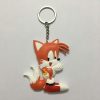 PVC Key Chain Cartoon Hedgehog Sonic Shadow Cream The Rabbit Knuckles The Echidna Cute Creative High 5 - Sonic Merch Store