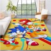 Sonic Mania Disney Area Rug Bedroom Christmas Gift Us Decor - Sonic Merch Store