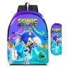 Sonic The Hedgehog Backpack Cartoon Large capacity High value Fashion Creative Game Peripheral Student Schoolbag Two 3 - Sonic Merch Store