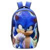 Sonic The Hedgehog Backpack New Cartoon High value Creative Game Peripheral Children Fashion Printing Large capacity 3 - Sonic Merch Store