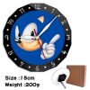 Sonic The Hedgehog Cartoon Desk Clock High value Two dimensional Cute Simple Pendulum Hanging Dual purpose 4 - Sonic Merch Store