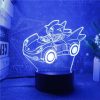 Sonic The Hedgehog Cartoon Night Light Stylish High value Surrounding Children s Colorful Led Remote Control - Sonic Merch Store