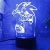 Sonic The Hedgehog Cartoon Night Light Stylish High value Surrounding Children s Colorful Led Remote Control 7 - Sonic Merch Store