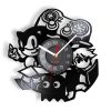 Sonic The Hedgehog Clock New Cartoon Fashion High value Creative Retro Nostalgic Hollow Record Shape Wall - Sonic Merch Store