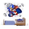 Sonic The Hedgehog Wall Sticker Cartoon Game Surrounding High value Creative Children s Room Bedroom Self - Sonic Merch Store