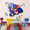 Sonic The Hedgehog Wall Sticker Cartoon Game Surrounding High value Creative Children s Room Bedroom Self 2 - Sonic Merch Store