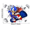 Sonic The Hedgehog Wall Sticker Cartoon Game Surrounding High value Creative Children s Room Bedroom Self 5 - Sonic Merch Store