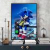 Supersonic S Sonic Game Classic Movie Posters Vintage Room Bar Cafe Decor Vintage Decorative Painting 1 - Sonic Merch Store