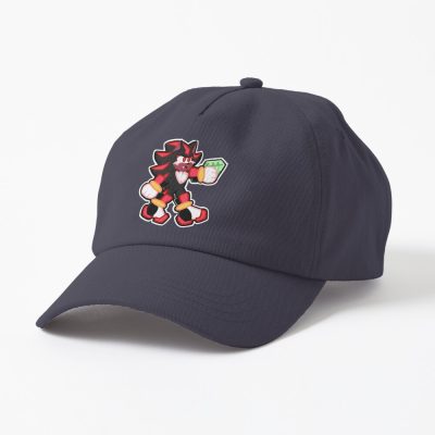 Chibi Shadow The Hedgehog Holding Emerald Cap Official Sonic Merch