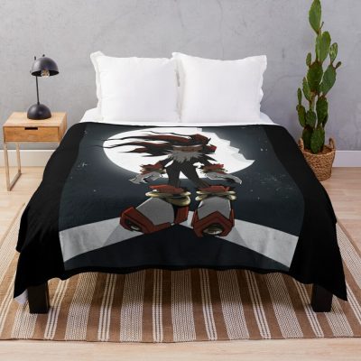 Shadow The Hedgehog Throw Blanket Official Sonic Merch