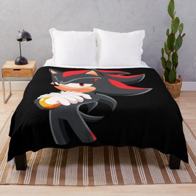 Shadow The Hedgehog Cool Throw Blanket Official Sonic Merch