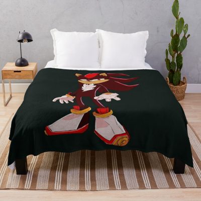 Shadow The Hedgehog Throw Blanket Official Sonic Merch