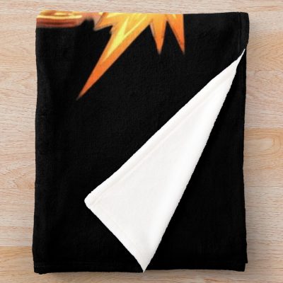 Shadow The Hedgehog Fire Throw Blanket Official Sonic Merch