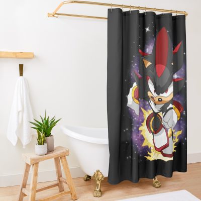 Shadow The Hedgehog Sonic Shower Curtain Official Sonic Merch