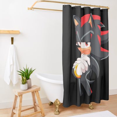 Shadow The Hedgehog Cool Shower Curtain Official Sonic Merch