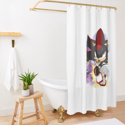 Shadow The Hedgehog Sonic Shower Curtain Official Sonic Merch