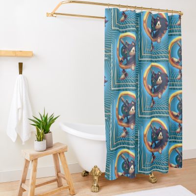 Shadow The Hedgehog Shower Curtain Official Sonic Merch