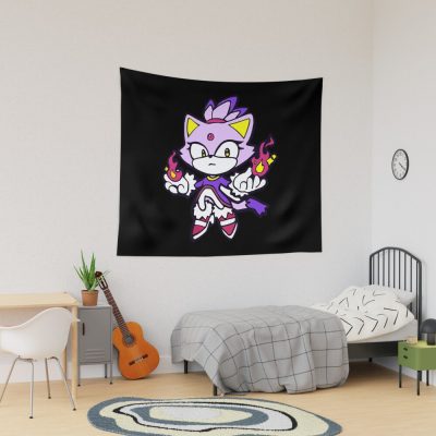 Shadow The Hedgehog Fire Tapestry Official Sonic Merch