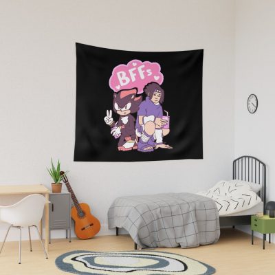 Shadow The Hedgehog Bffs Tapestry Official Sonic Merch